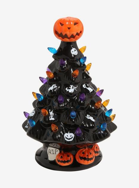 The Nightmare Before Christmas Halloween Light-Up Ceramic Tree | Hot Topic