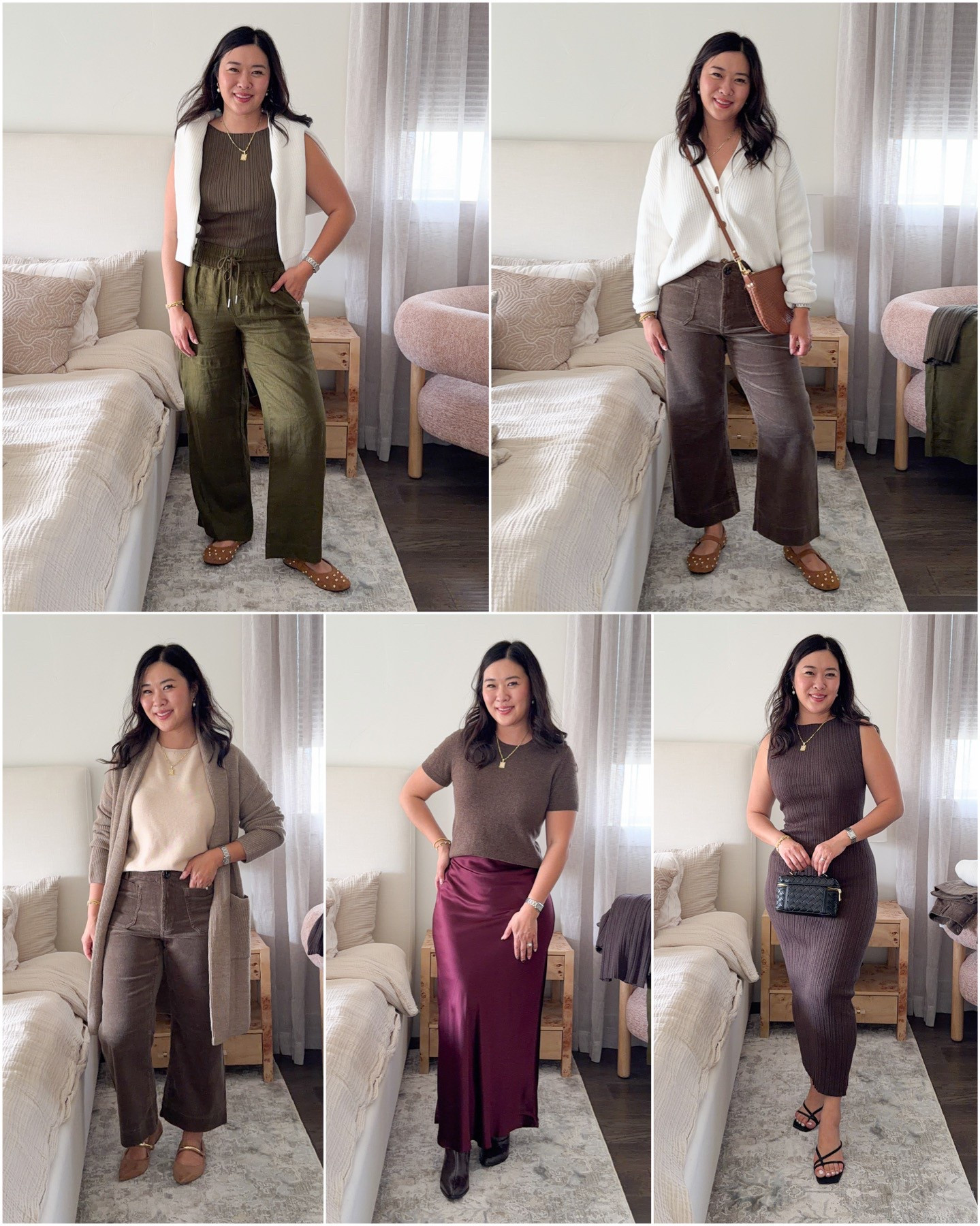 Quince fall fashion finds! This brand is a secret luxury brand at an affordable price point!! 

Wearing size Medium / 8 in everything (except Duster Cardigan is size Small)