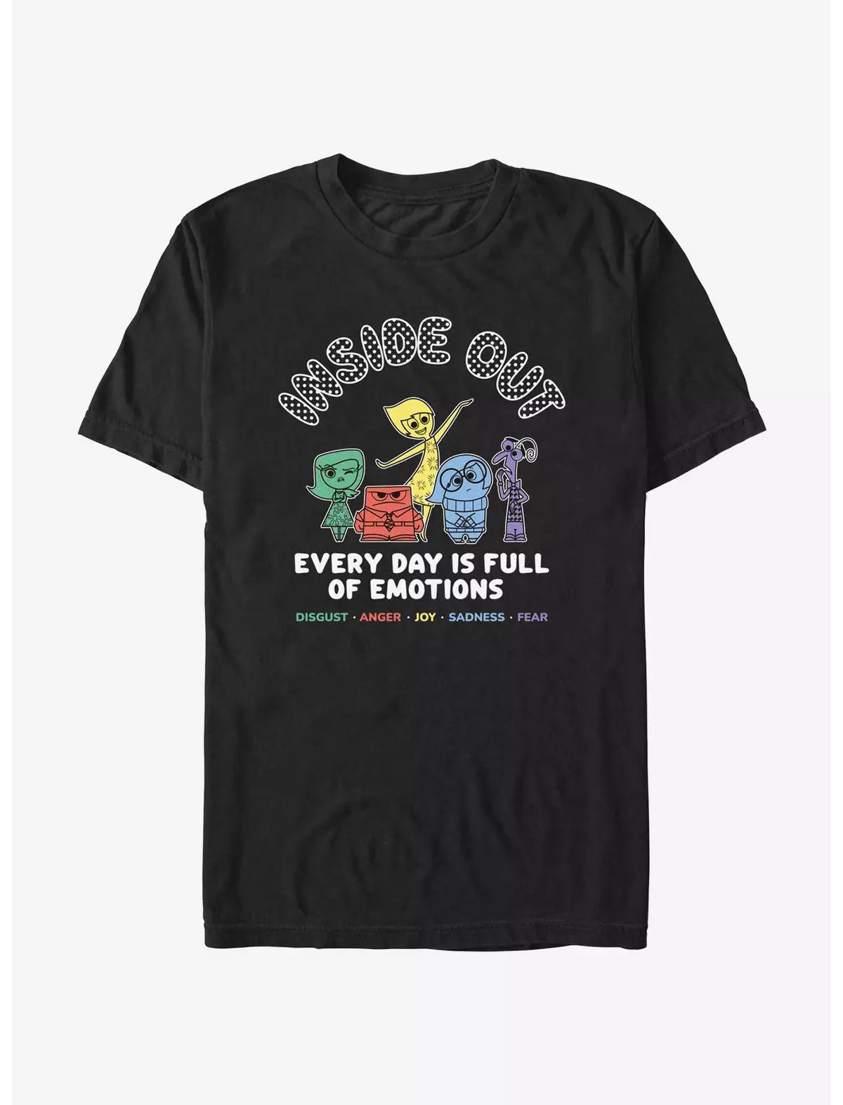 Disney Pixar Inside Out 2 Every Day Emotions T-Shirt | BoxLunch
