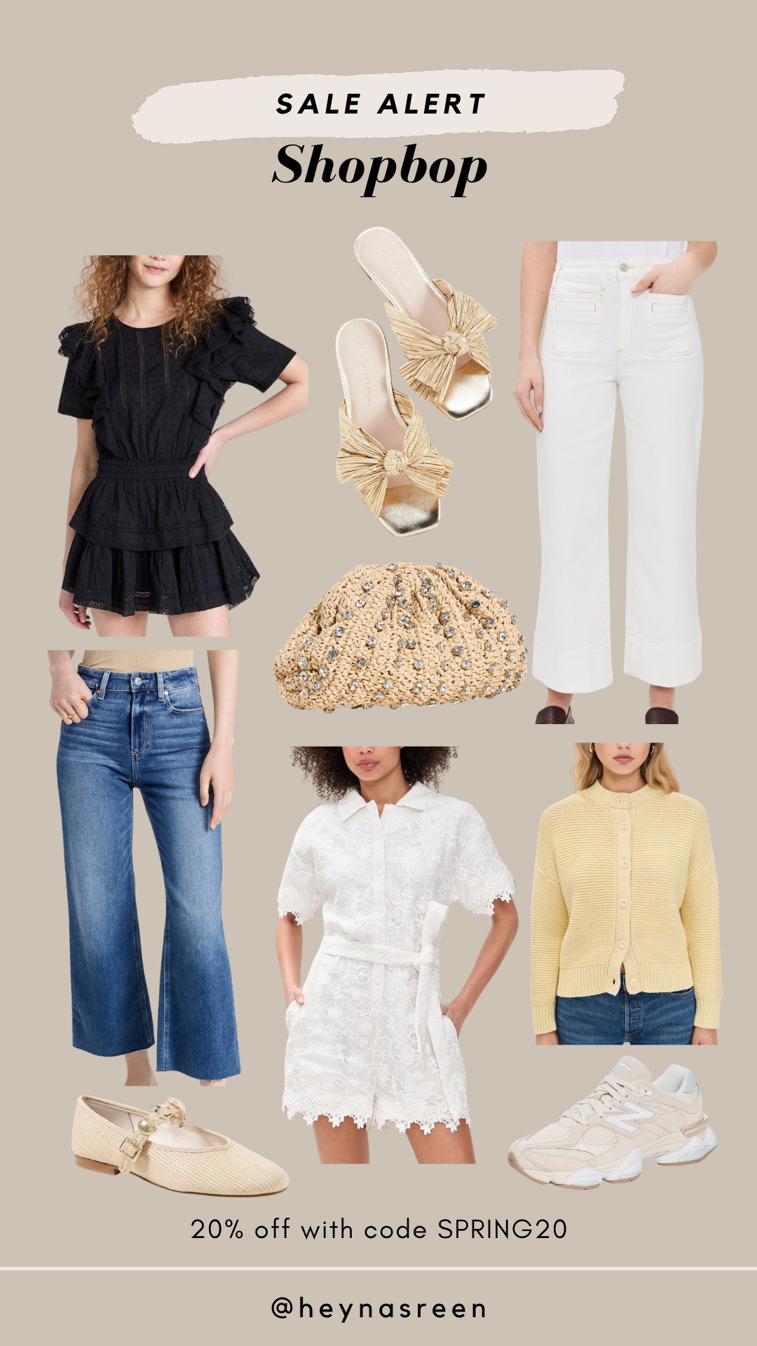 Shopbop 20% off my favorites with code SPRING20! Last few hours to save! 

 

#LTKootd #LTKSeasonal #LTKSaleAlert