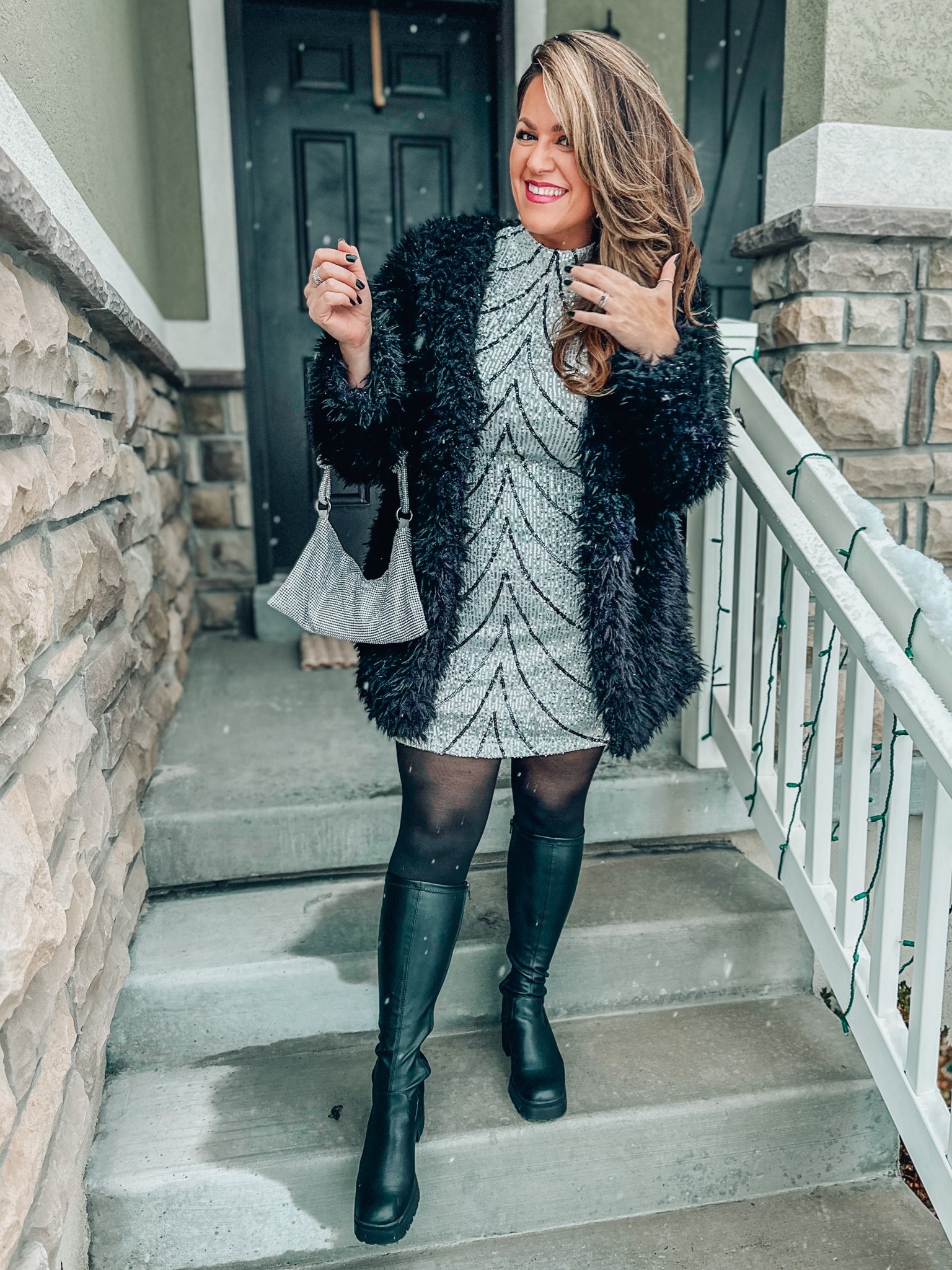holiday party dress with boots Cute Homecoming Dress A-line Off-the-shoulder Short Prom Dress Party D –  Anna PromDress main image 0