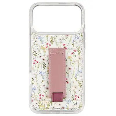 Walli Cases - Phone Case with Wallet and Finger Strap for iPhone 17 Pro - Wildflower | Best Buy U.S.