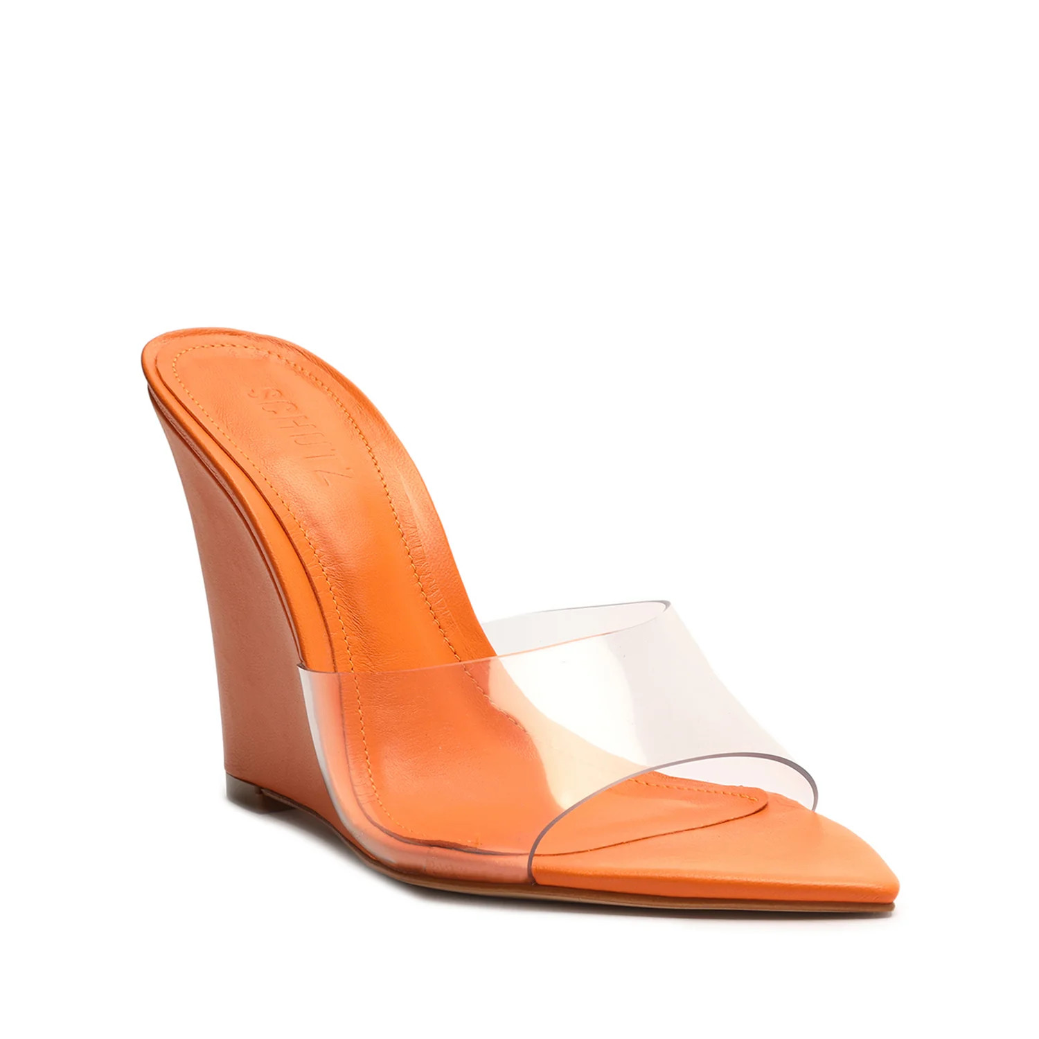 Luci Vinyl & Nappa Leather Sandal | Schutz Shoes (US)