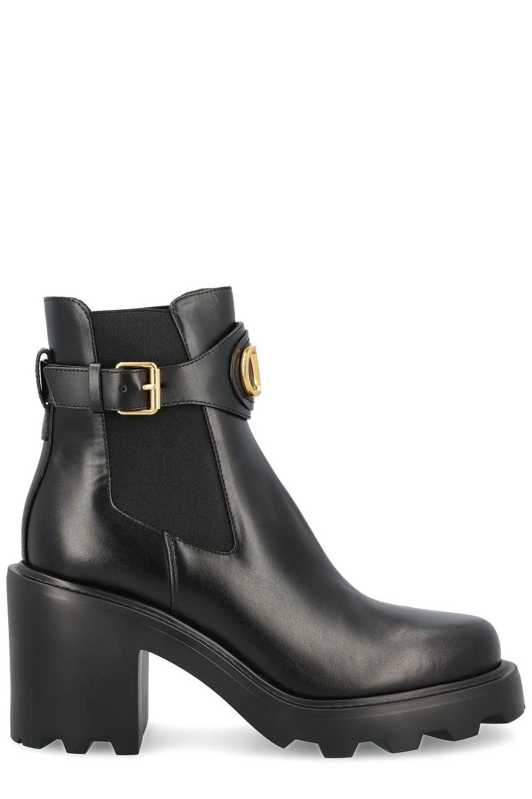Valentino VLogo Signature Round Toe Ankle Boots | Cettire Global