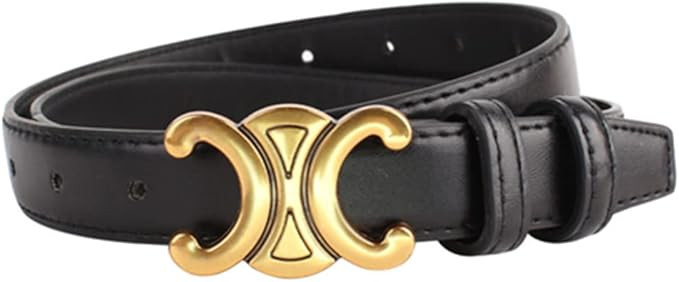 Miss Fu Reversible Leather Belts for Women, Womens Belts for Jeans Dresses Pants | Amazon (US)