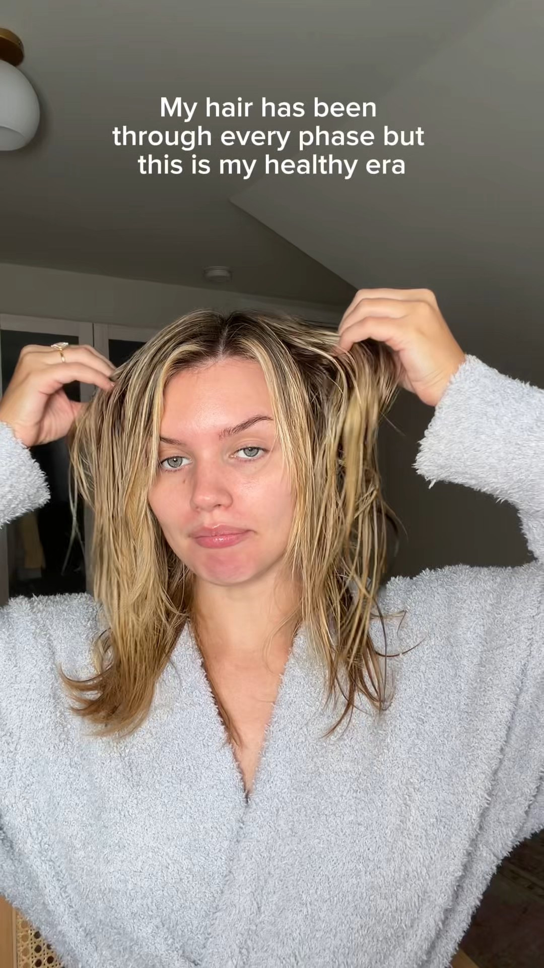 My hair has been through every phase but this era is all about protecting it for real with K18 Hair HeatBounce available at Sephora #k18partner #k18results