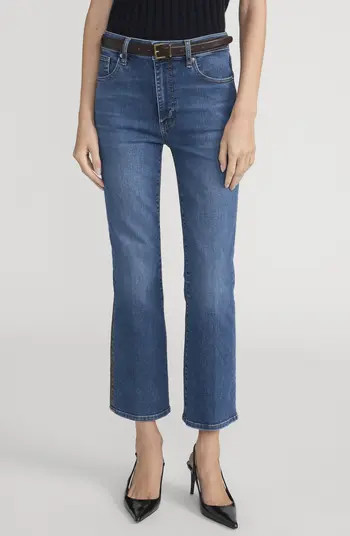 The Reboot High Waist Crop Flare Jeans | Nordstrom