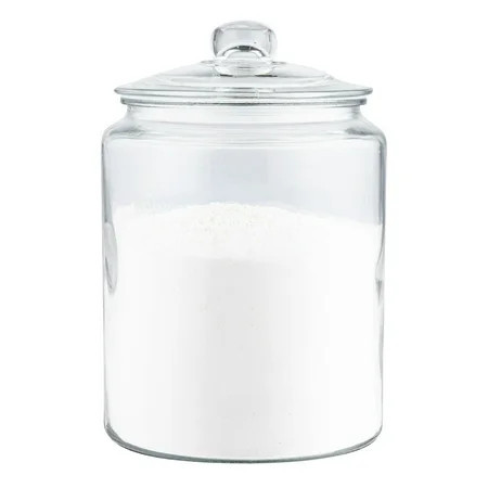 Vetri 1.5 gal Glass Storage Jar - with Glass Lid - 7 3/4" x 7 3/4" x 10 3/4" - 1 count box | Walmart (US)