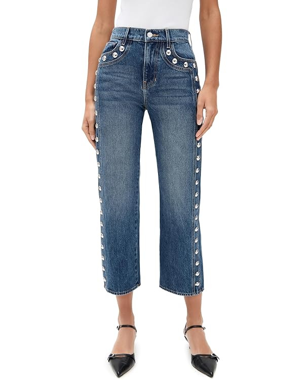 Veronica Beard Jean Women's Dylan Ankle High Rise Straight Jeans | Amazon (US)