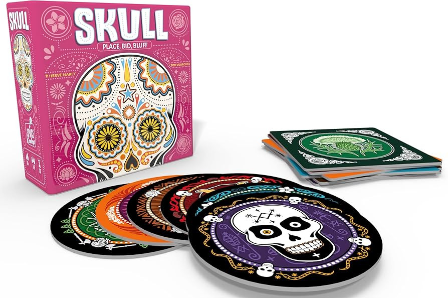 Skull Party Game - Bluffing and Strategy Game Fun for Game Night, Family Board Game for Kids & Ad... | Amazon (US)