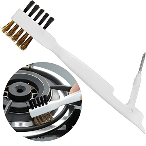 Kitchen Cleaning Scrub Brush - Deep Gas Stove Brass Wire Brushes with Stiff Bristles & Cooktop Sc... | Amazon (US)