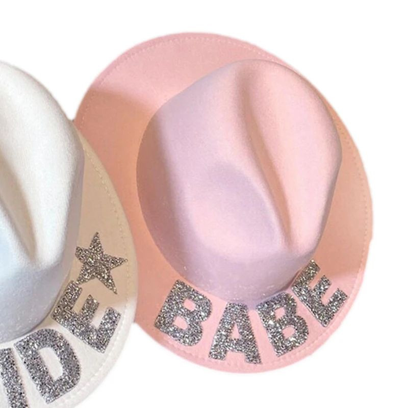 Bridal Western Cowgirl Hat Fedora for Bachelorette Party, Bridal Shower, Cowgirl Theme Party | DHGate