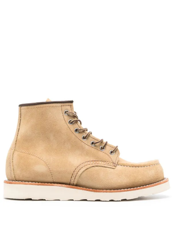 Red Wing Shoes Wildlederstiefel Mit Runder Kappe - Farfetch | Farfetch Global