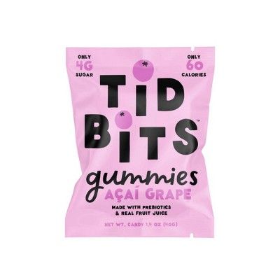 TidBits Gummies Acai Grape - 1.4oz | Target