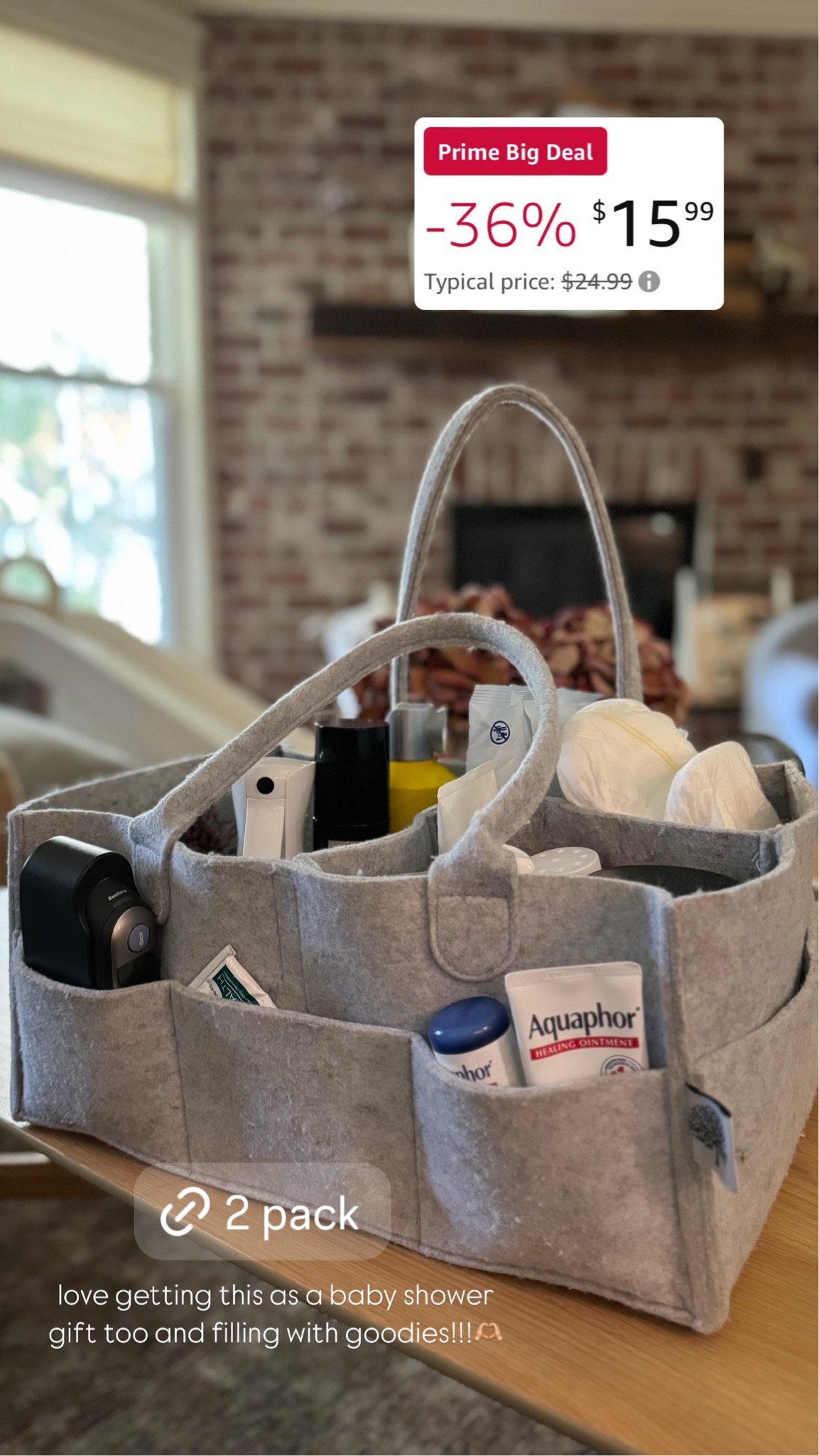 love getting this as a baby shower gift too and filling with goodies!!!🫶🏼