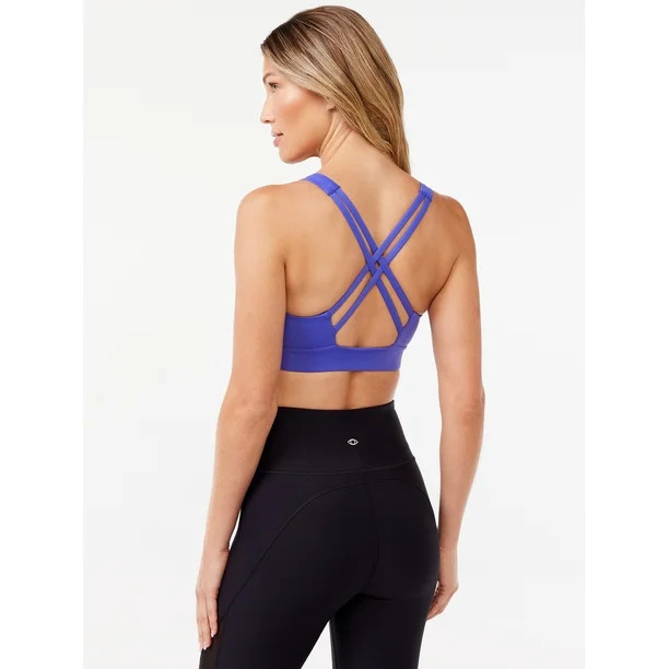 Sofia Active by Sofia Vergara Women's Studio Longline Sports Bra, Medium Impact | Walmart (US)