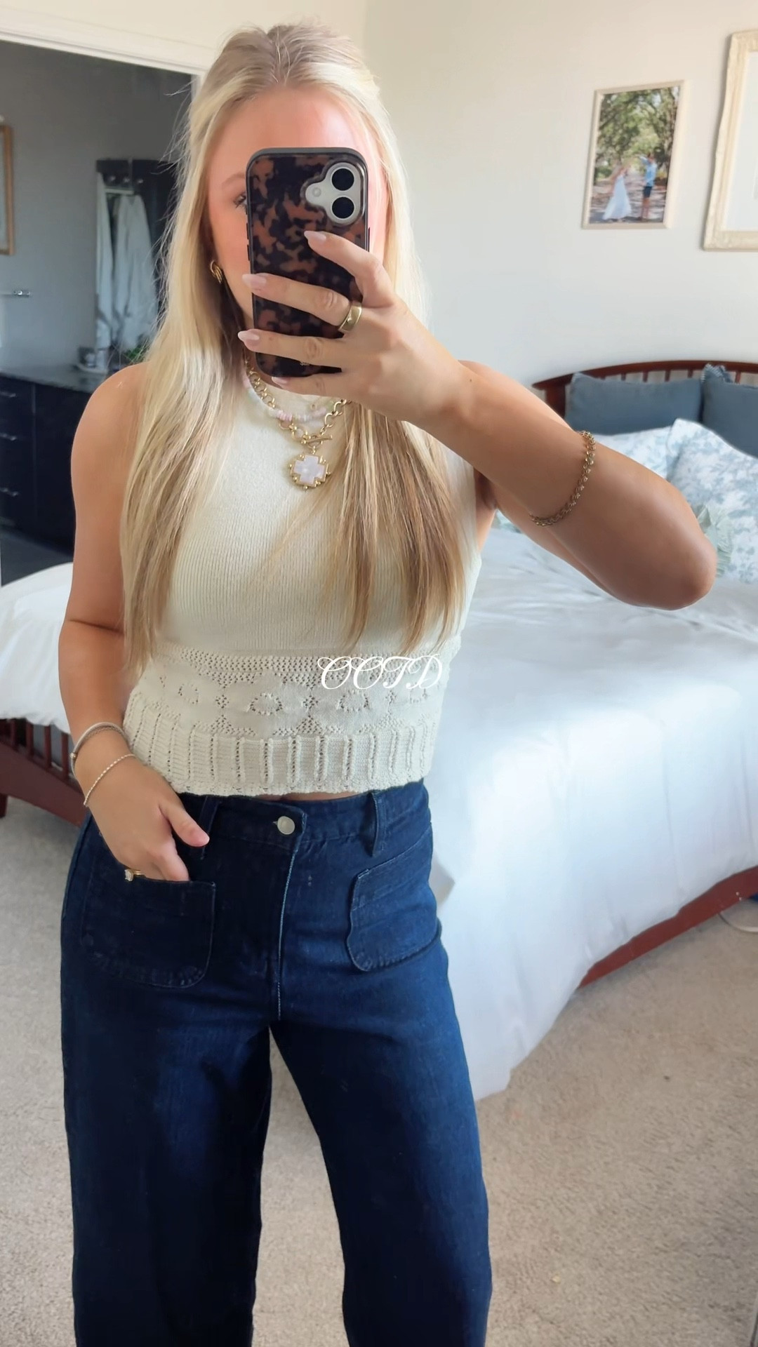 My fav jeans and ballet flats rn 🩰💙 obsessed with them paired together even more! 

#LTKSpringSale #LTKootd #LTKWorkwear