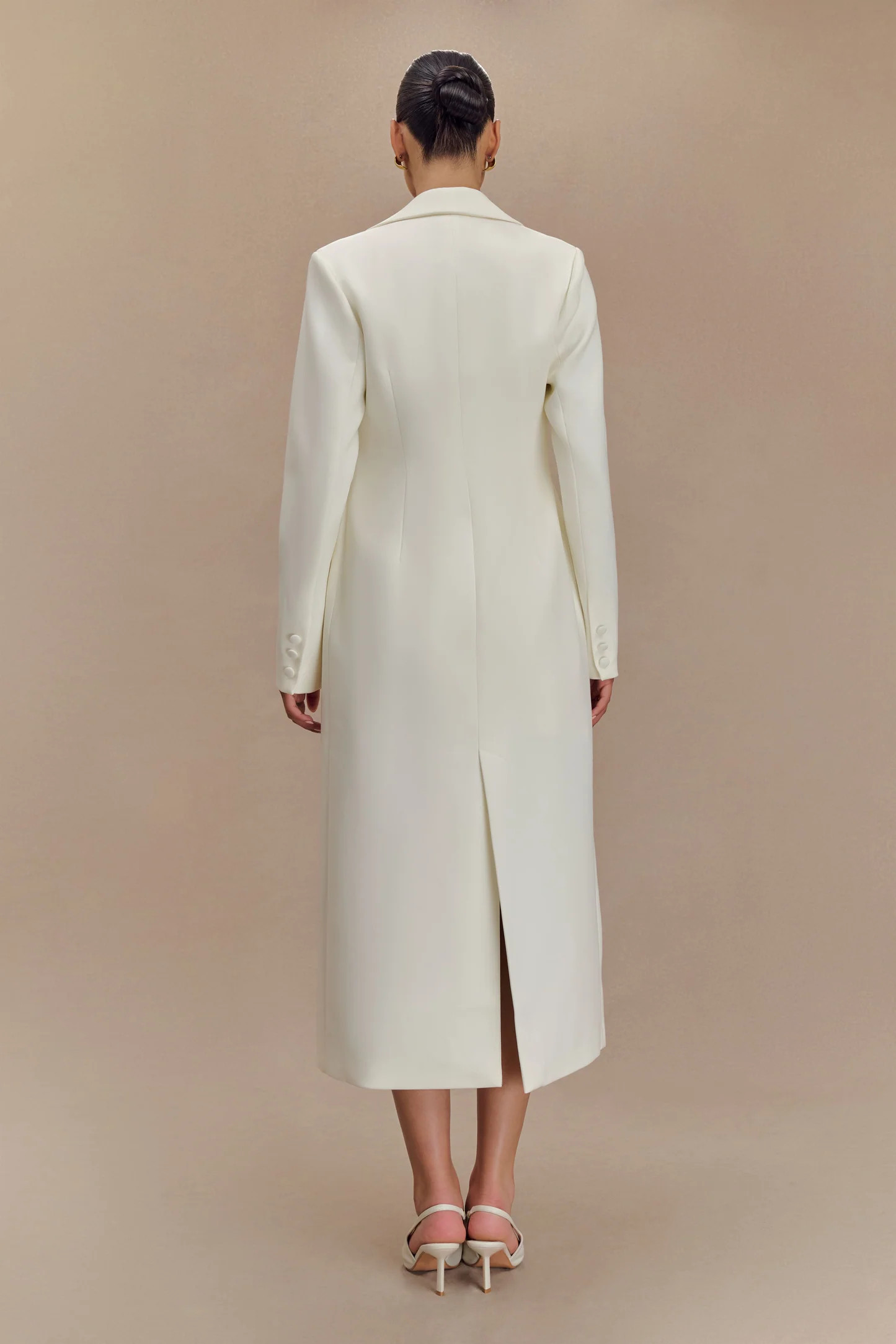 Caviar Suiting Coat - Ivory | Meshki (APAC)