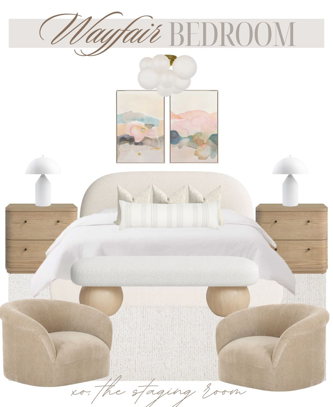 Modern contemporary bedroom with feminine energy ✨

#bedroom #bed #nightstands #flushmount #bedroomlight #bench #homedecor #interiorstyle

#LTKcasa #LTKsale #LTKcanada