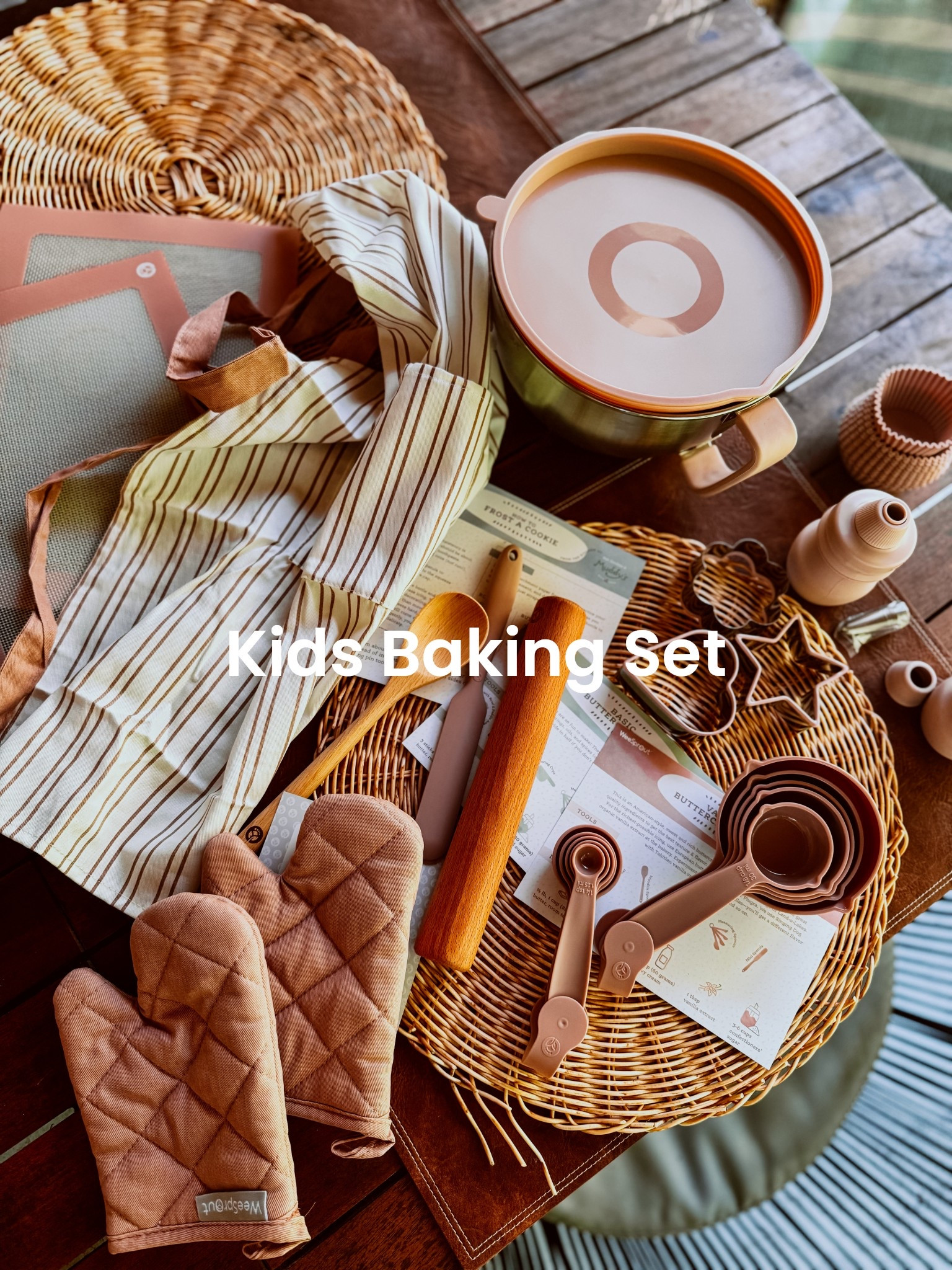 Fall baking is around the corner, get your kids involved with WeeSprout kids baking set! #momlife #baking 

#LTKKids #LTKFindsUnder100 #LTKSeasonal