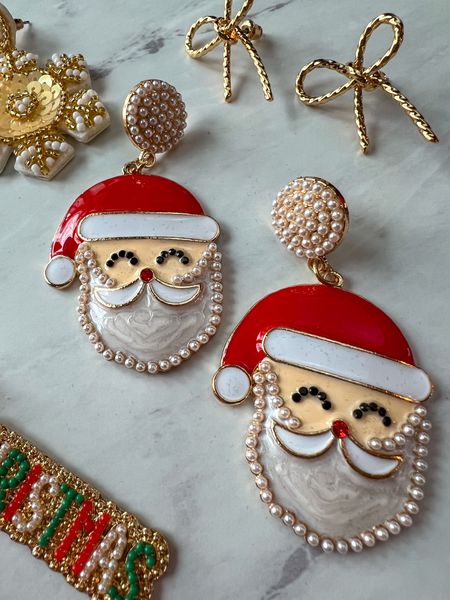 How fun are these holiday earrings!? Such a great way to add a touch of glam to your holiday look!

Christmas earrings | Santa earrings | bow earrings | snowflake earrings | Amazon finds | Amazon fashion | Amazon jewelry 


#LTKHoliday #LTKfindsunder50 #LTKSeasonal