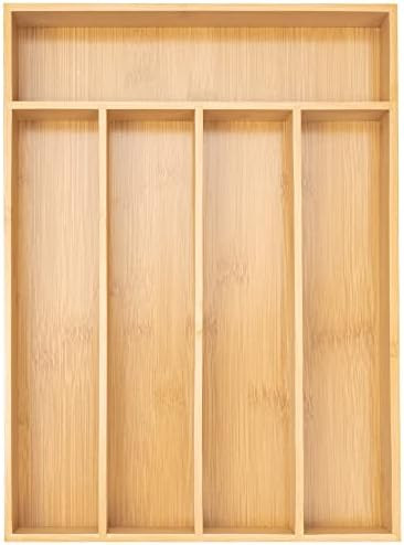 Silverware Organizer Kitchen Drawer Organizer Utensil Organizer Bamboo Silverware Holder Cutlery ... | Amazon (US)