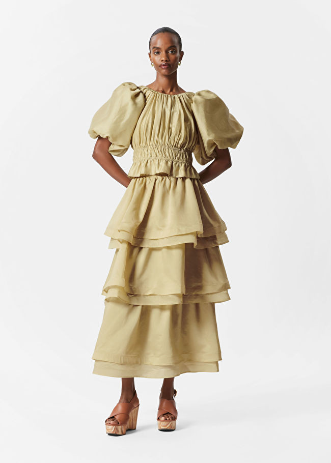 Flounced Midi Skirt | & Other Stories - US