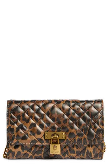 Kurt Geiger London Brixton Wallet on a Chain in Open Brown at Nordstrom Rack | Nordstrom Rack