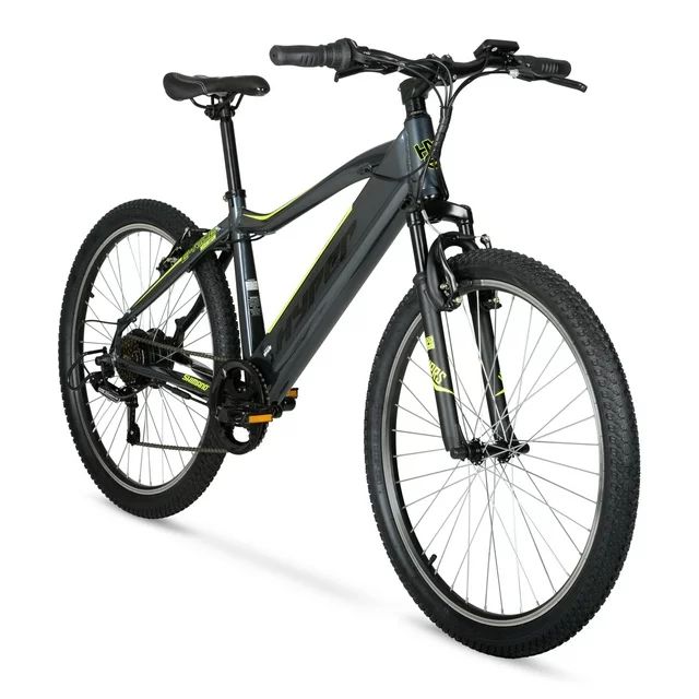 Hyper Bicycles 26" 36V Electric Mountain Bike for Adults, Pedal-Assist, 250W E-Bike Motor, Black | Walmart (US)