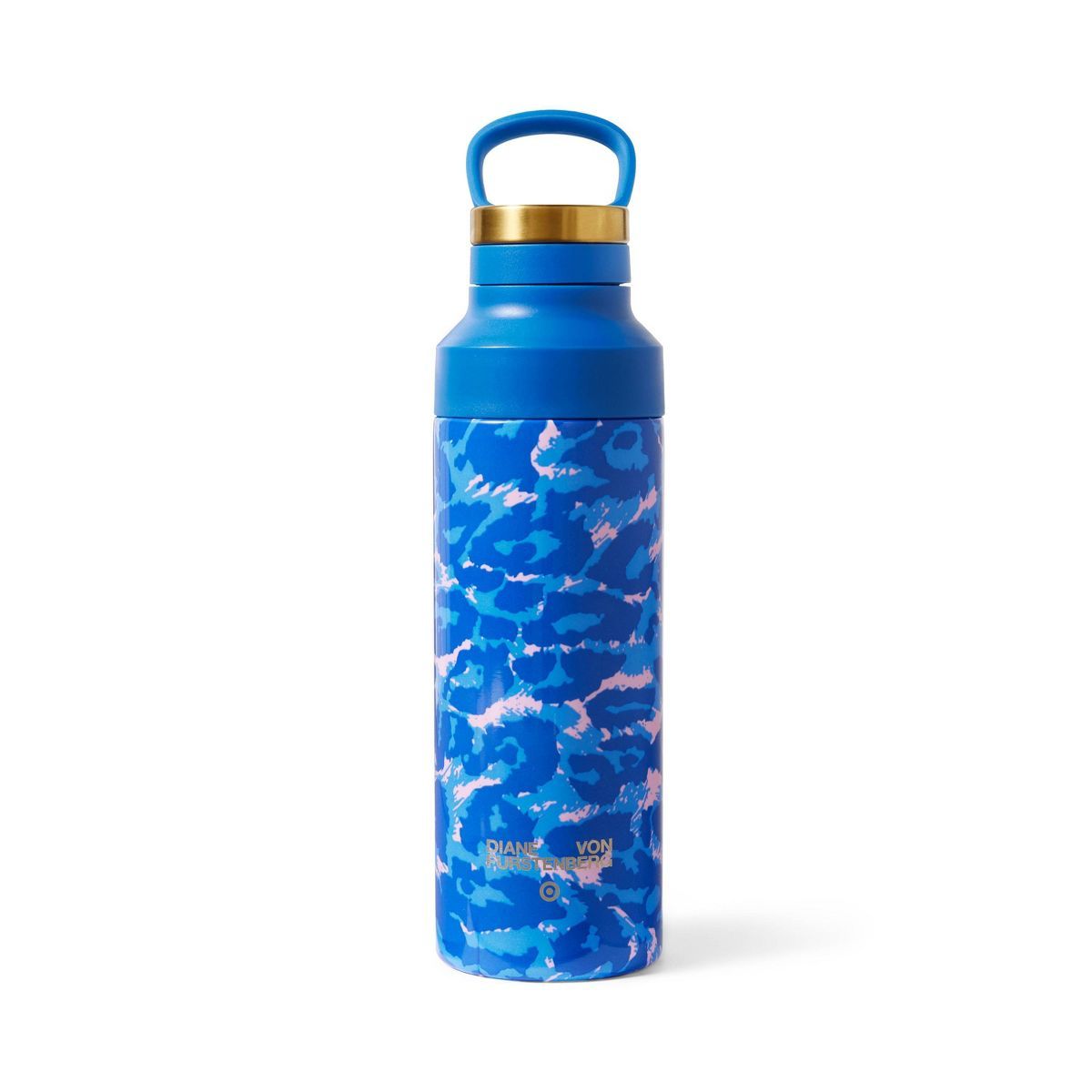 Leopard Blue 19oz Stainless Steel Water Bottle - DVF for Target | Target