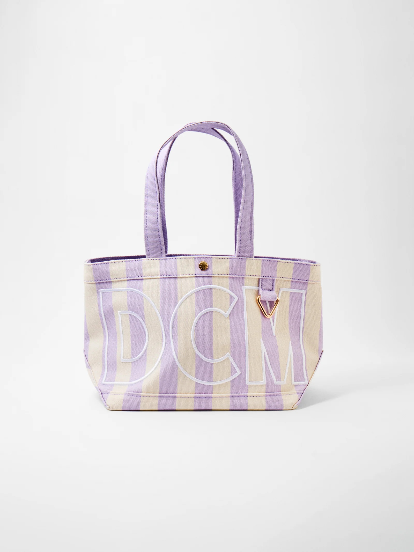 Striped Custom Alpha Tote - Custom Wisteria | BaubleBar