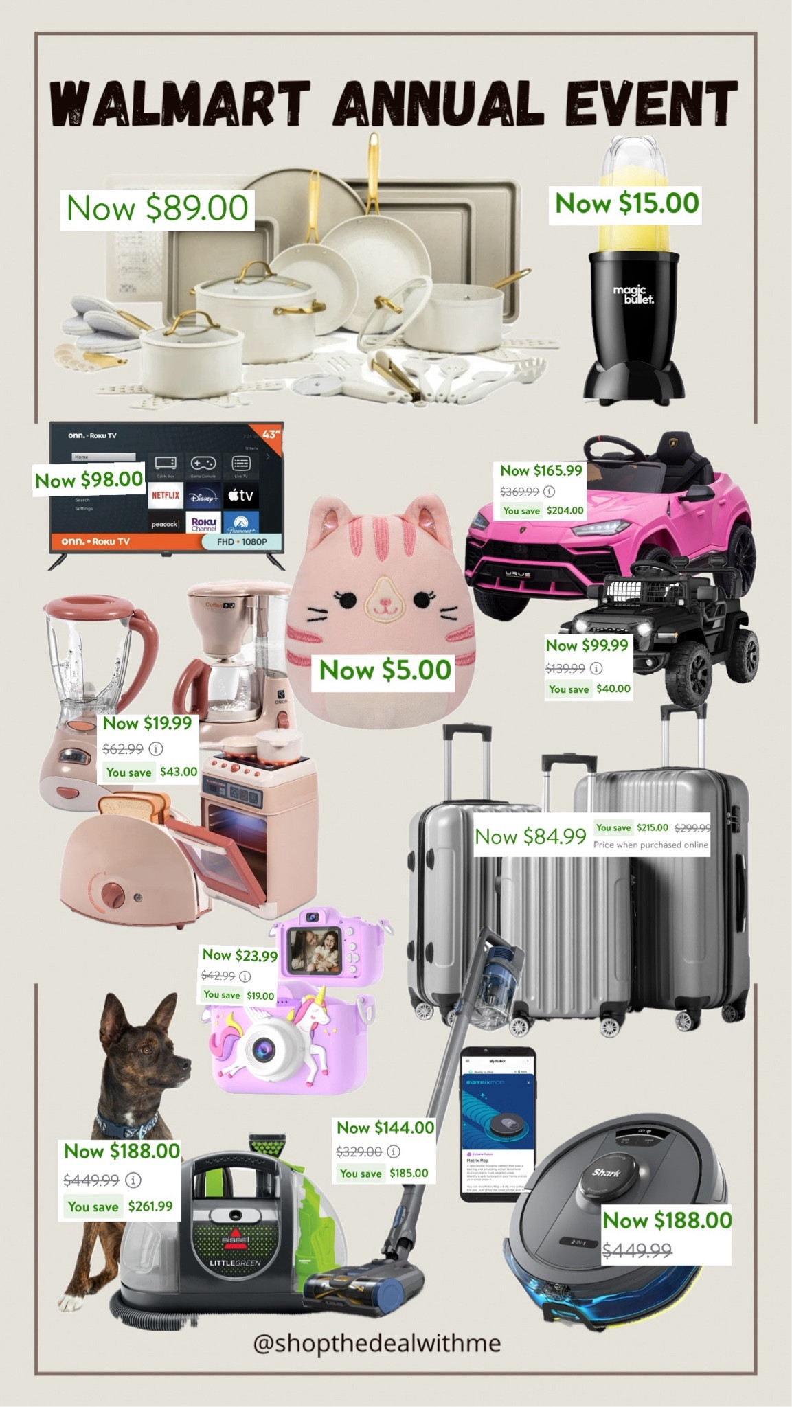 The Walmart Annual Event is happening now & I’m so excited to partner with @walmart to share my favorite finds🙌#walmartPartner #walmartfinds #IYWYK
#walmart 


#LTKsalealert #LTKCyberWeek #LTKHoliday