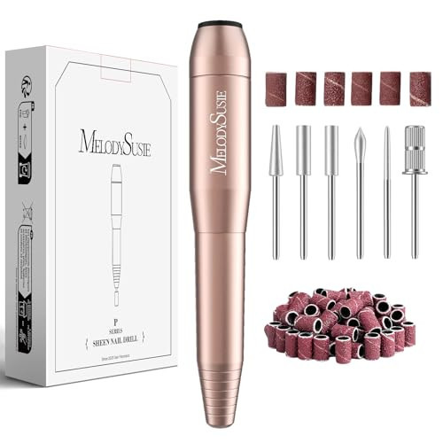 MelodySusie Pen-Shaped Portable USB Nail Drill, PC120I 20000RPM Electric Nail File with Compact Design for All Nail Care, Manicure Polishing, Shaping & Gel Removal at Home for Beginners | Amazon (US)