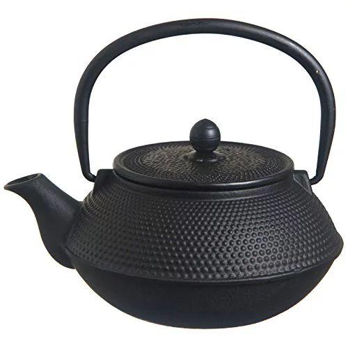 New Star International T7007 Cast Iron Teapot, 40-Ounce, Black Hobnail - Walmart.com | Walmart (US)