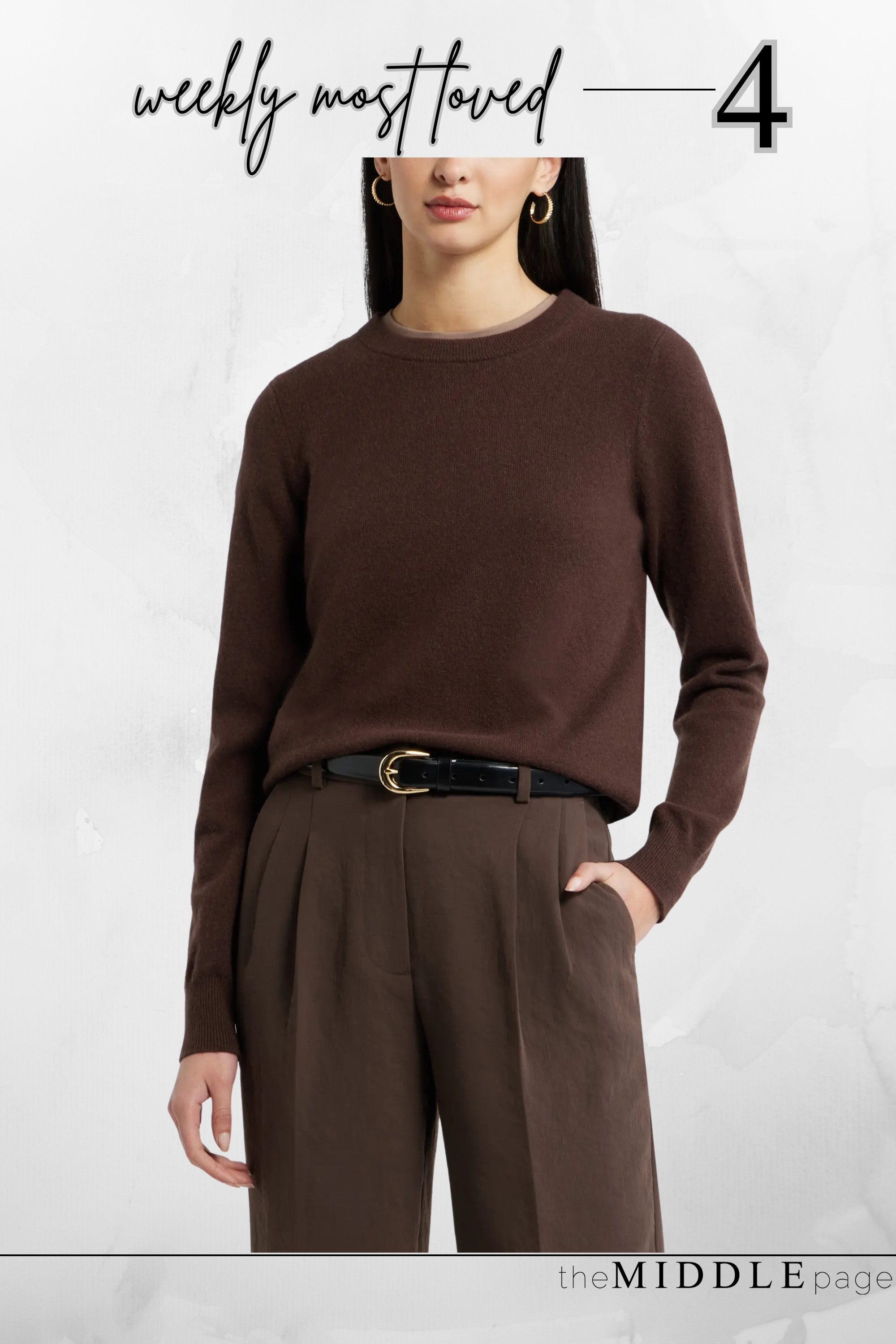 A classic cashmere sweater is always worth having in your closet. This crewneck style is perfect for teacher outfits, business casual workwear, travel outfits, or layering with jeans and trousers all fall. #LTKOver40 #FallOutfits #TeacherOutfits #BusinessCasualWorkwear #TravelOutfits 

 