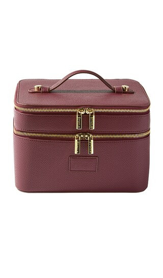 ETOILE COLLECTIVE Duo Vanity Case in Burgundy. | Revolve Clothing (Global)