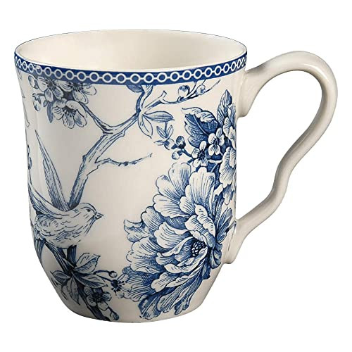 222 Fifth Adelaide Blue and White Ceramic Mug | Amazon (US)