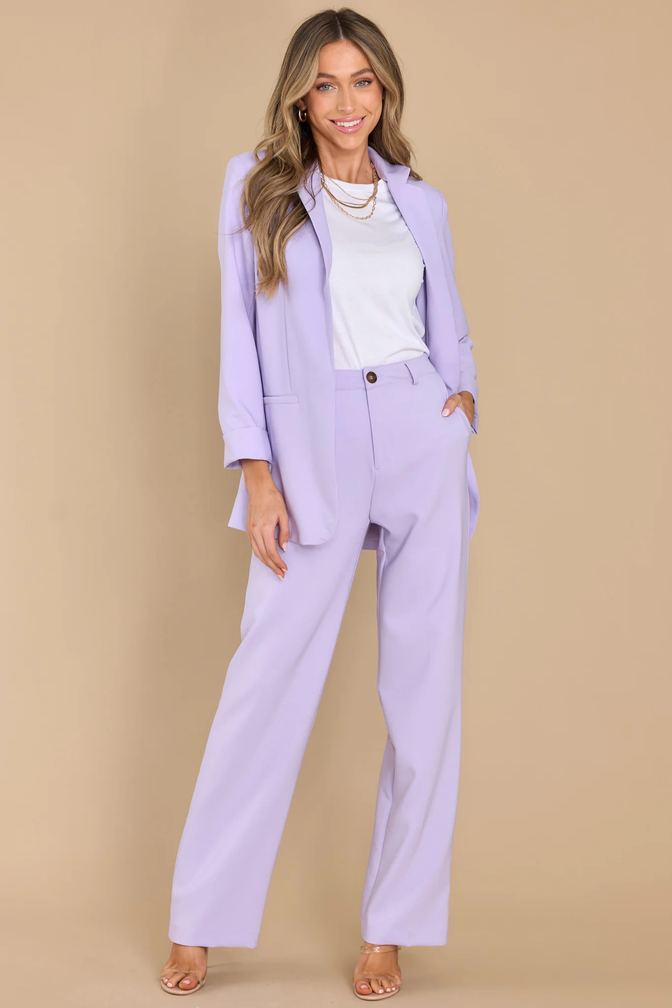 Violet Visions Lavender Pants | Red Dress 
