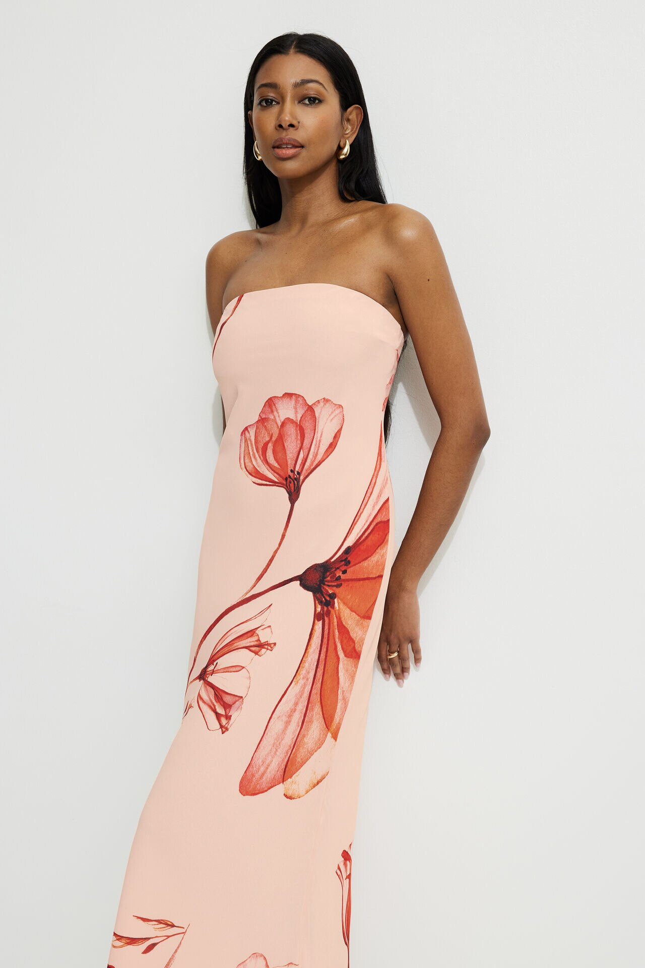 Leah Maxi Tube Dress | Dynamite Clothing