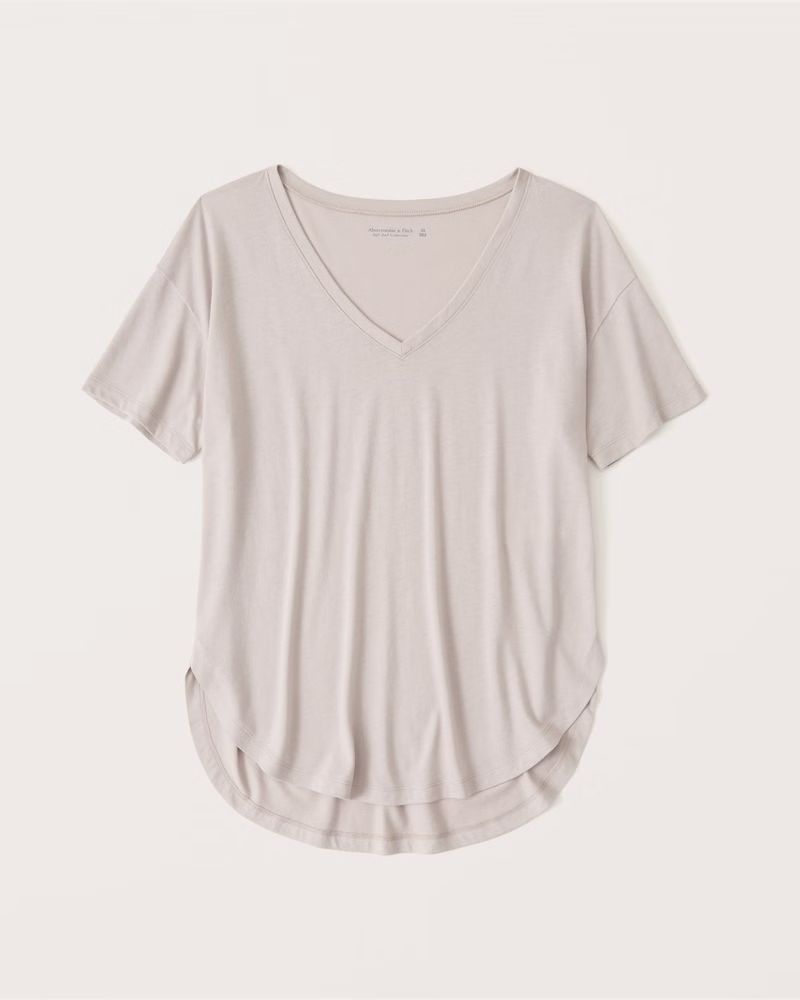 Relaxed V-Neck Tee | Abercrombie & Fitch (US)