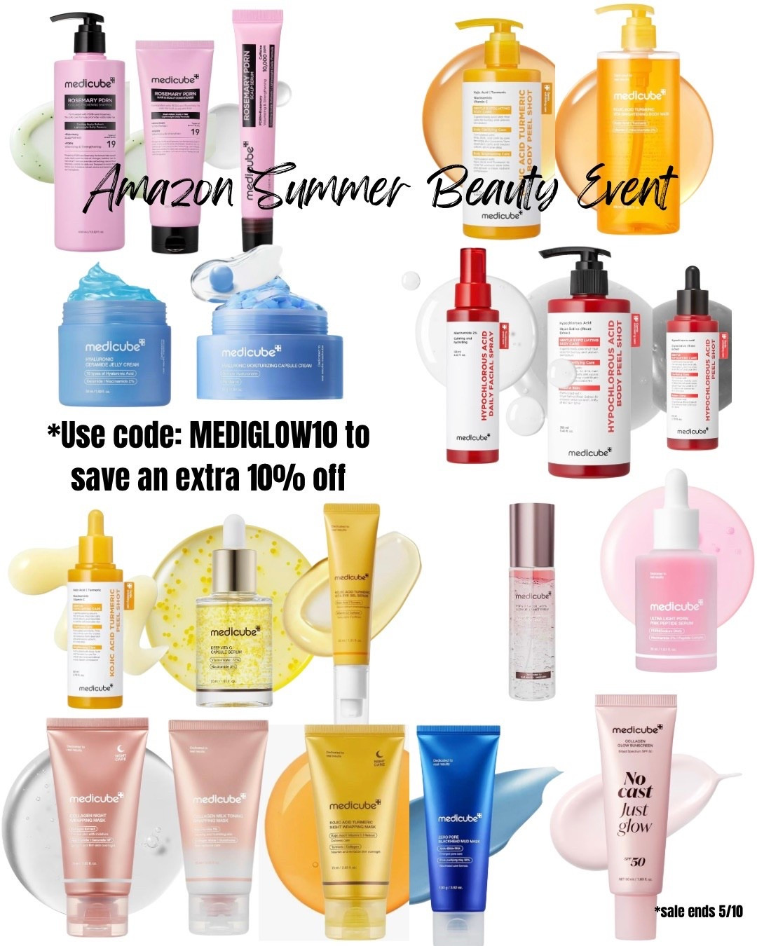 🚨 save an extra 10% on Medicube at the Amazon Summer Beauty Event!  

Code: MEDIGLOW10

#LTKBeauty #LTKOver40 #LTKSaleAlert