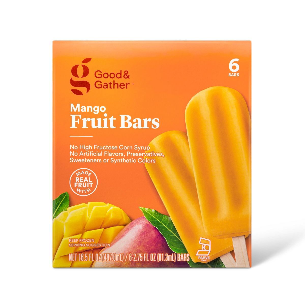 Frozen Mango Fruit Bars - 16.5oz/6ct - Good & Gather™ | Target