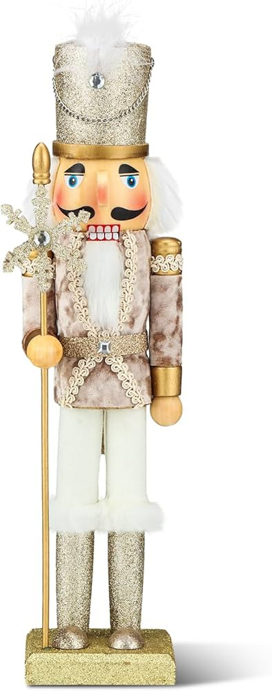 Karenhi Christmas Wooden Nutcracker 15 Inch Traditional Christmas Nutcracker Decor Festive Christ... | Amazon (US)