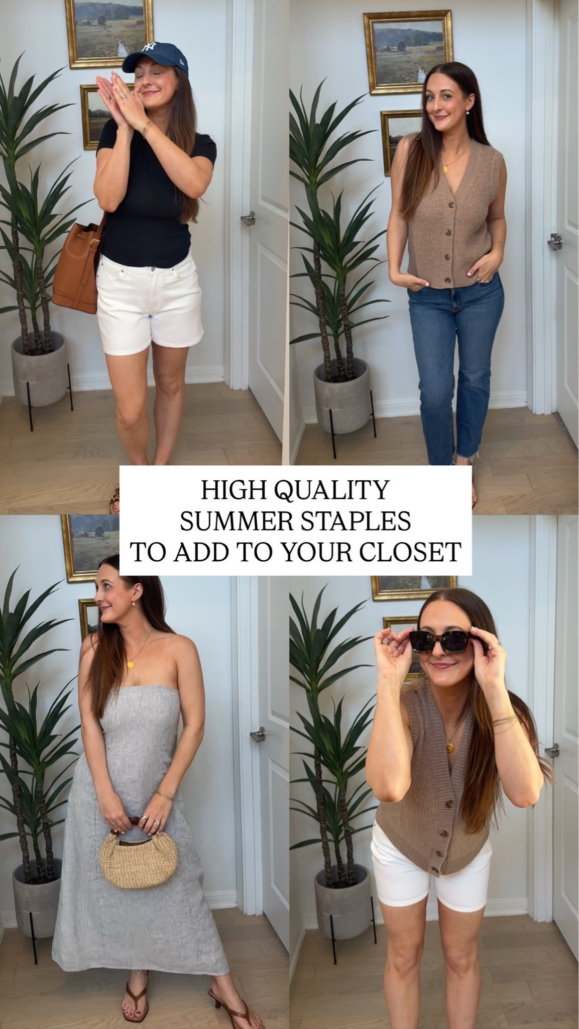 What I’m loving this summer from @Quince ! High quality, fits well and works with my budget. I am wearing my true size in all pieces. 

#QuincePartner #summerstyle #momstyle #outfitinspo #summerclothing