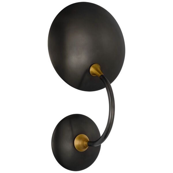 Keira Medium Wall Wash Sconce in Bronze and Hand-Rubbed Antique Brass by Thomas O'Brien | Bellacor