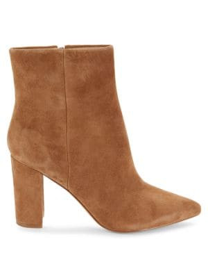 Marc Fisher LTD Ulani 76MM Suede Block Heel Ankle Boots on SALE | Saks OFF 5TH | Saks Fifth Avenue OFF 5TH