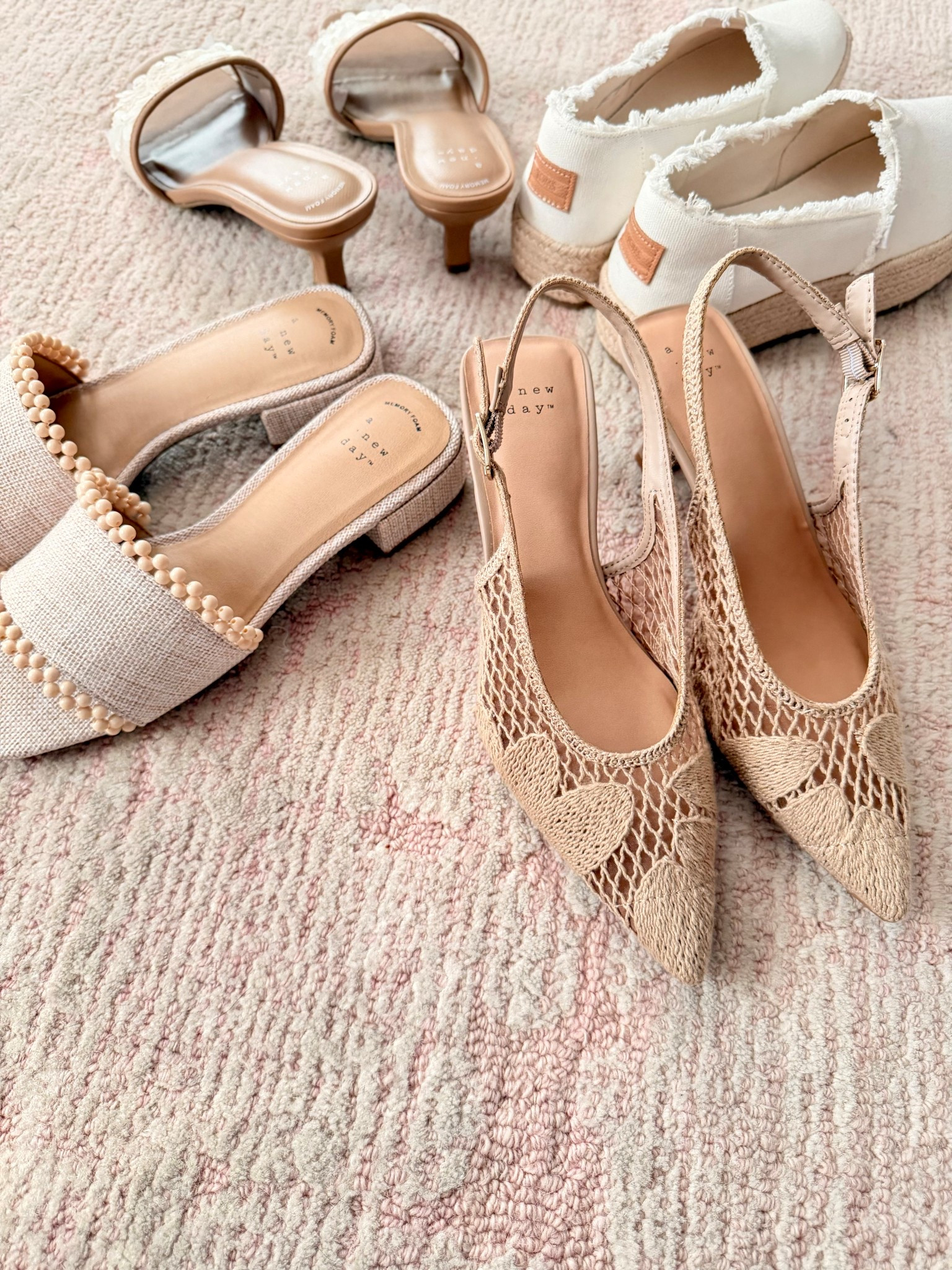 How cute are these neutral Spring shoes? They will go with everything! All from @Target 🤌🏽

#LTKWorkwear #LTKgrwm #LTKootd