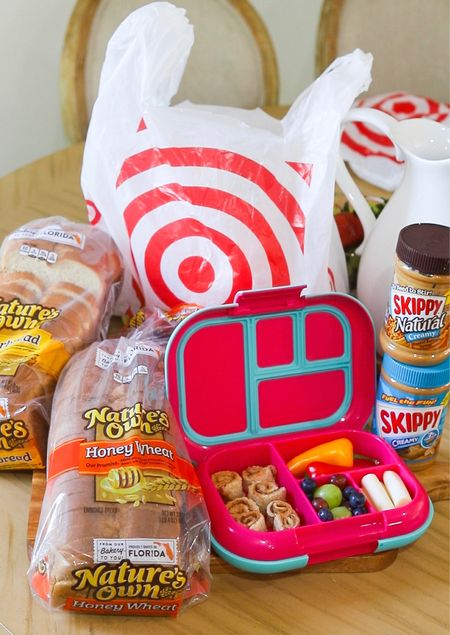 #AD Shopping for the best school lunch must-haves? These peanut butter and jelly roll-up sandwiches are so easy and fun to make, and they couldn’t be any more delicious thanks to @skippybrand peanut butter and @naturesownbread from @target! LOVE that Target lets me easily grab all of my groceries for the week PLUS all of the lunchboxes, ice packs, and lunch accessories I need every day for school lunches in one trip! Head to my stories or my LTK shop under @ashleybrookenicholas to shop all of my school lunchtime favorites - including all of the ingredients for this recipe! 
#Target #TargetPartner #brunch #peanutbutter #pb #tasty #easysnack #schoolsnack


#LTKfamily #LTKBacktoSchool #LTKkids