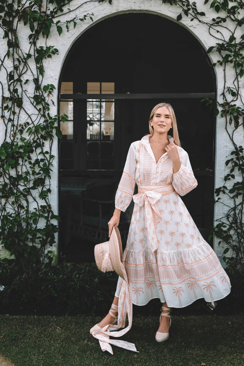 FINAL SALE Sue Sartor Flounce™ | Colony Pink Palm | SUE SARTOR