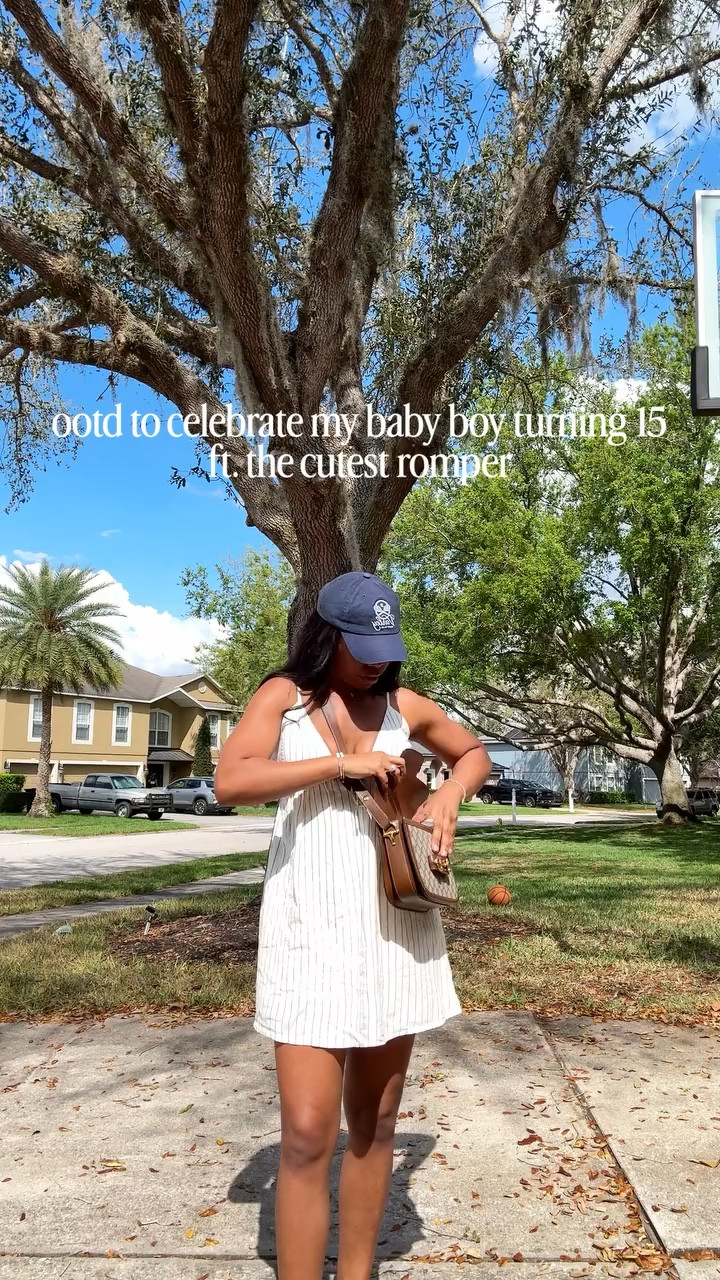 A cute outfit to help me come to terms with the fact that my baby boy is 15 … FIFTEEN 😆 whew! Life comes at you fast. 

Linking this romper because it is perfect for spring and has pockets! 🤸🏽‍♀️🙌🏾💁🏽‍♀️ Comment SHOP or head to my LTK or ShopMy for links 

#springoutfit #springoutfitideas #abercrombie